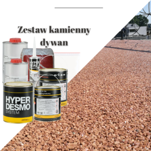 zestaw kamienny dywan z żywicami Hyperdesmo